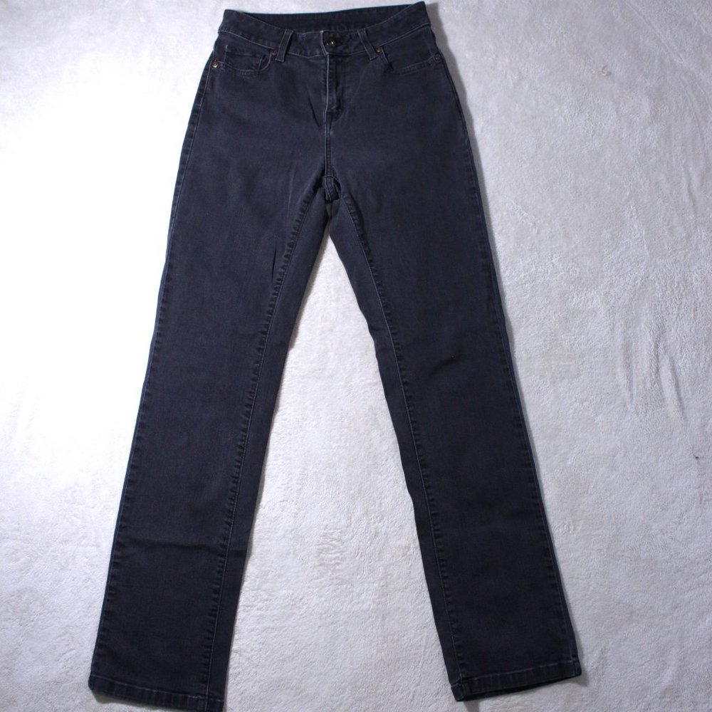 L.L.BEAN High-Waisted Black Jeans